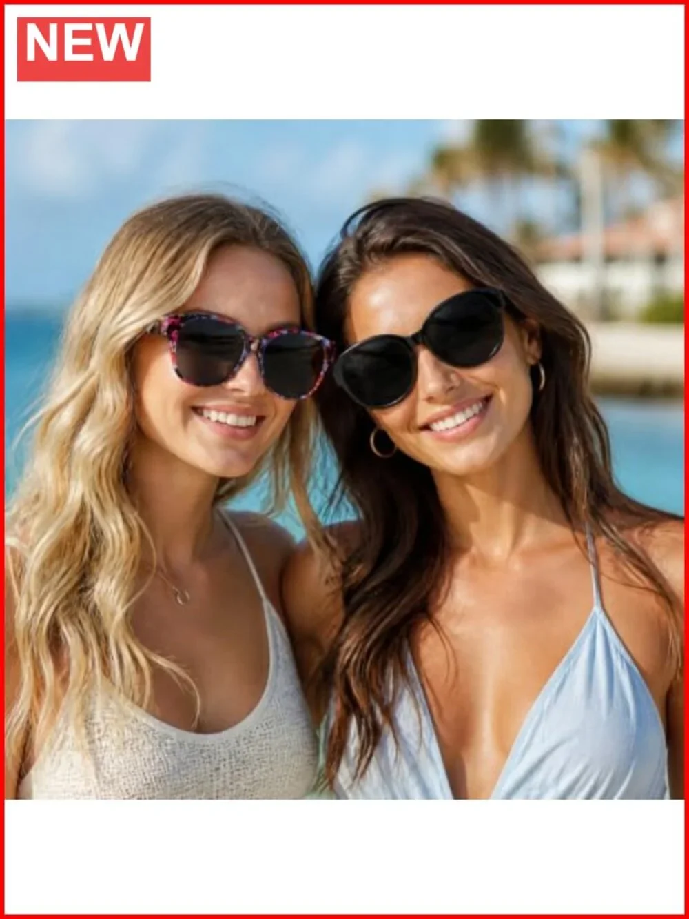Oversized Fit Over Glasses Sunglasses - Polarized UV Protection for Women